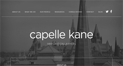 Desktop Screenshot of capellekane.com